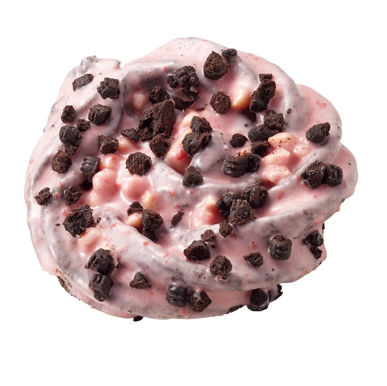 ピンクなブラックサンダー クッキードーナツ(いちご)