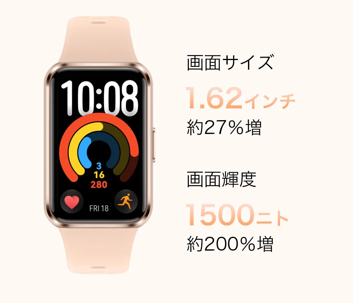 HUAWEI Band 11の画面