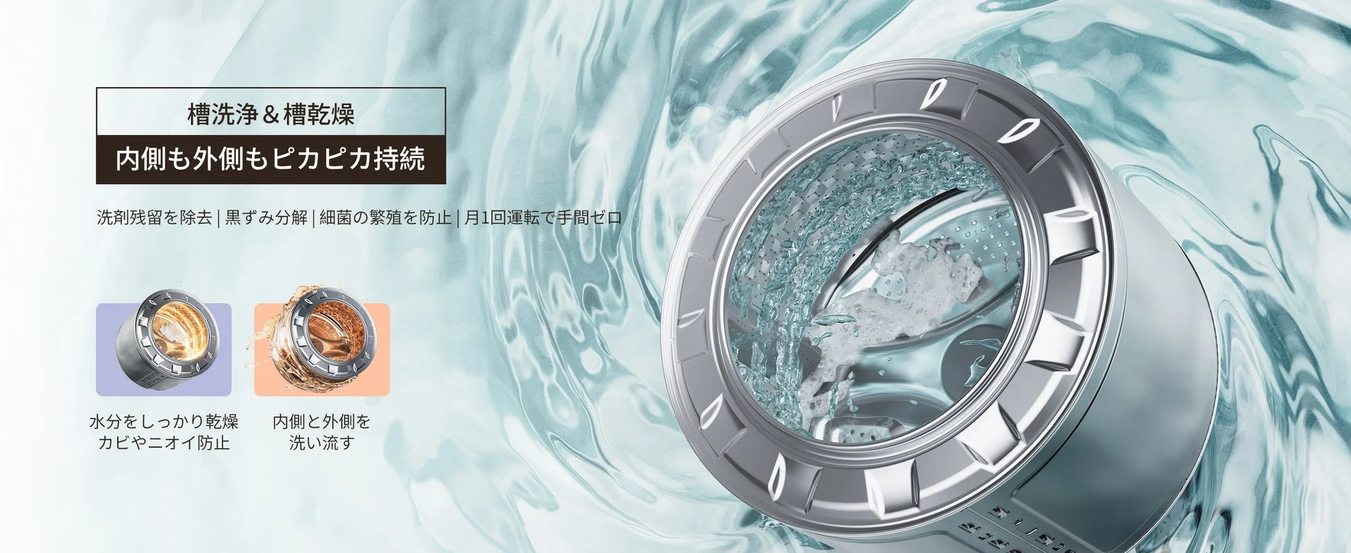 自動槽洗浄・乾燥