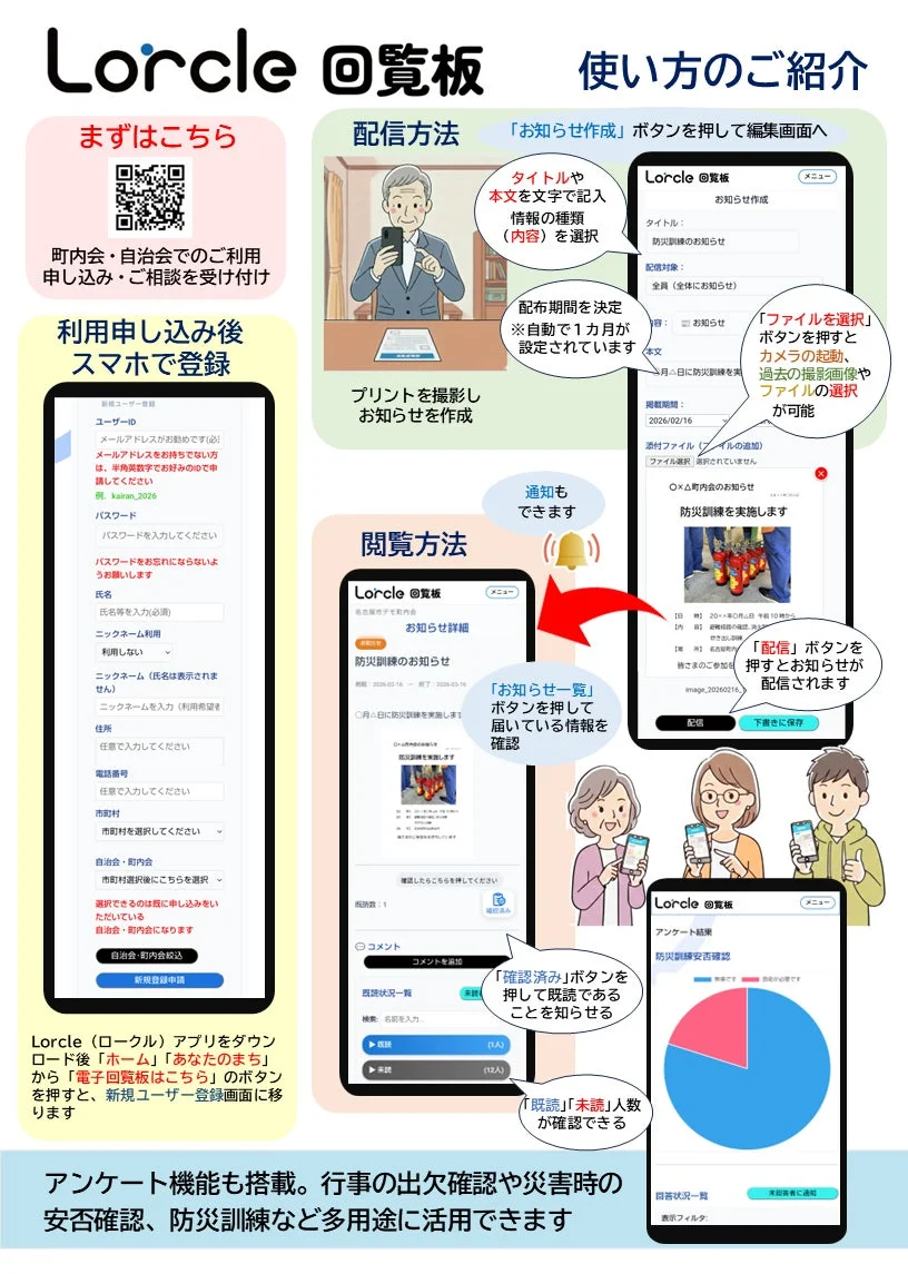 Lorcle @回覧板 使い方のご紹介