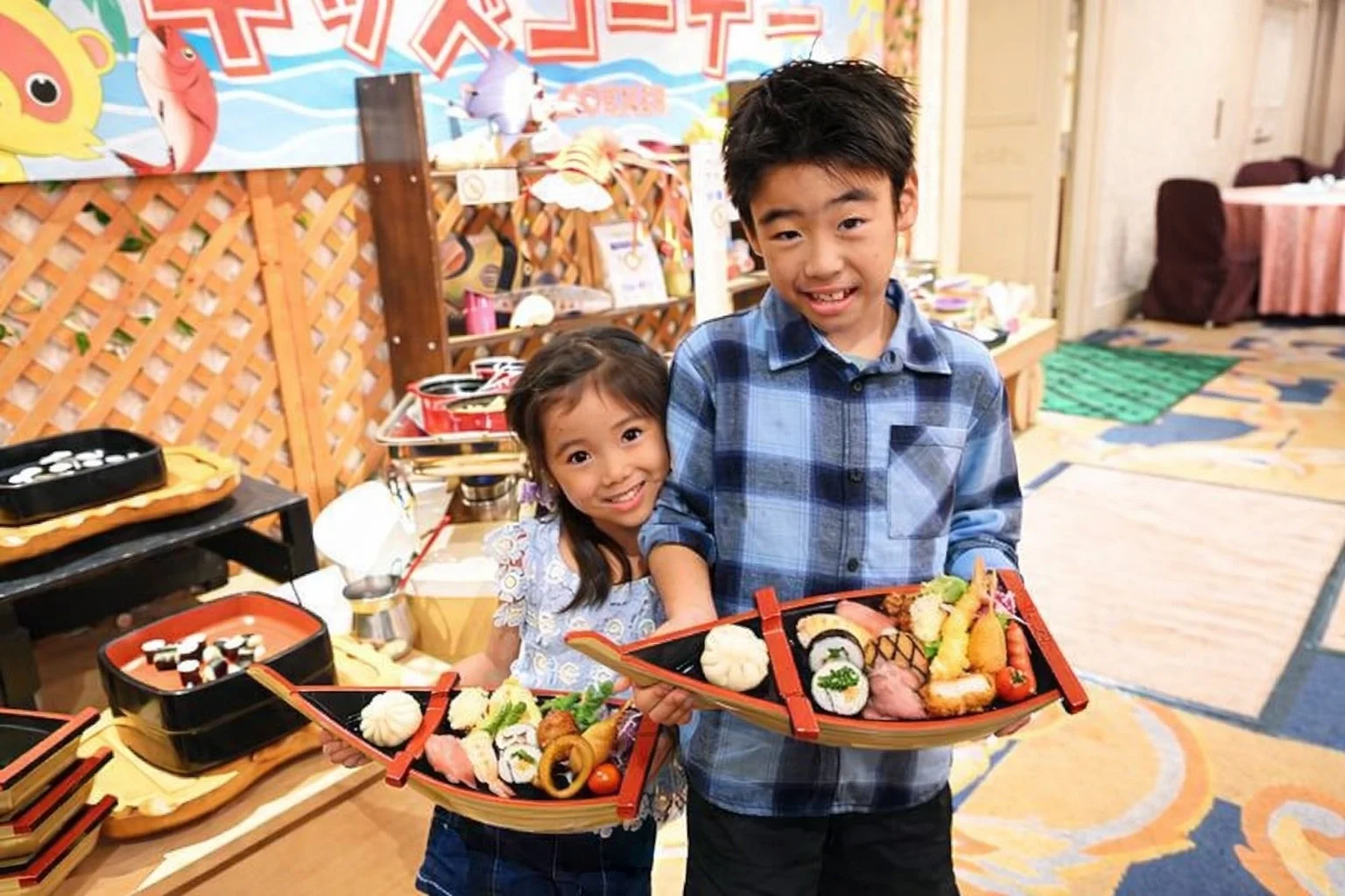 子どもも喜ぶ寿司と天ぷら