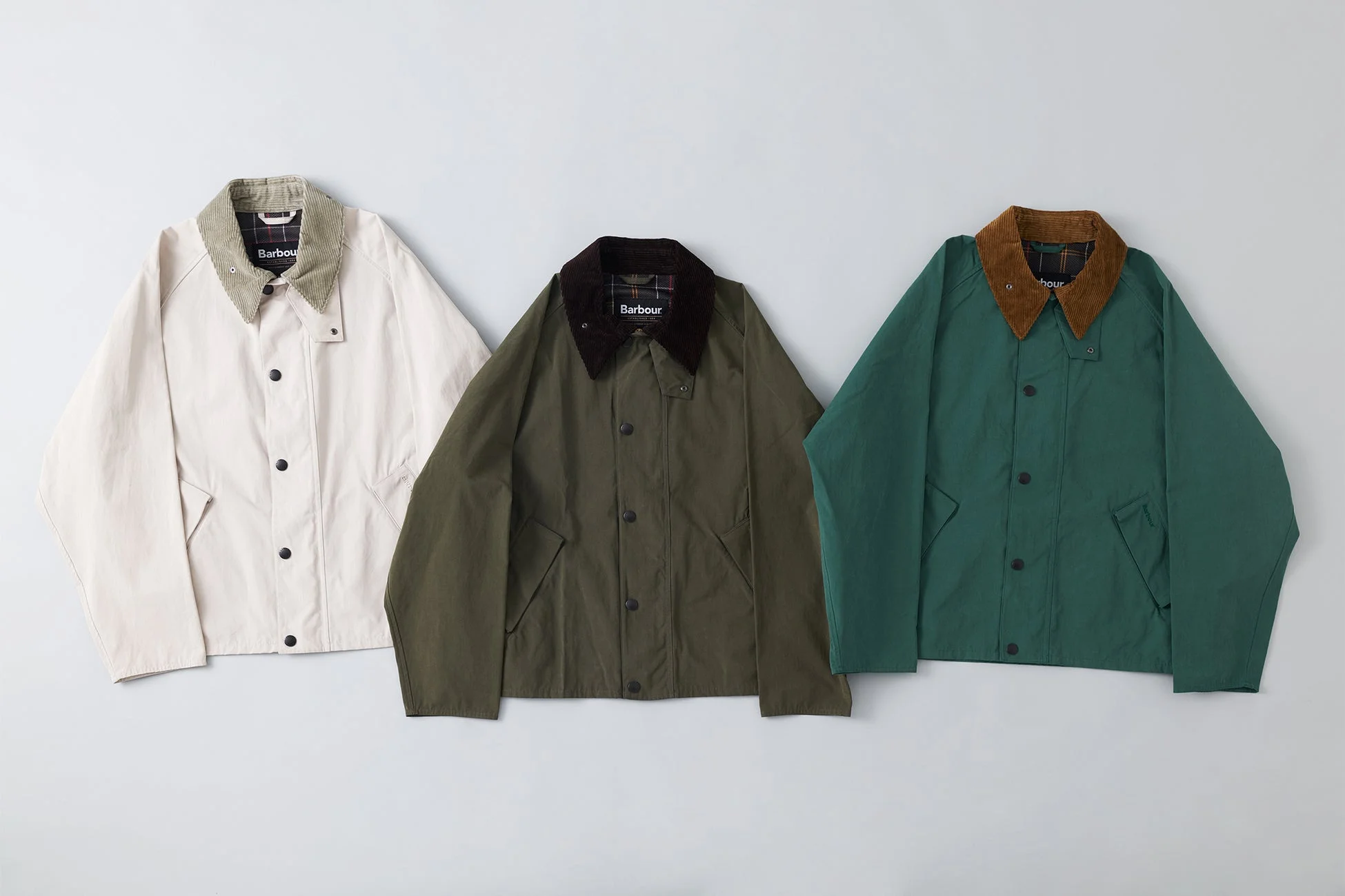 Barbourのジャケット3点
