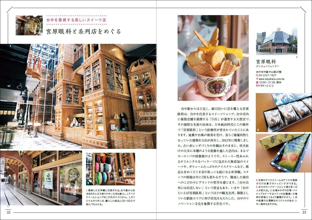 宮原眼科の店内