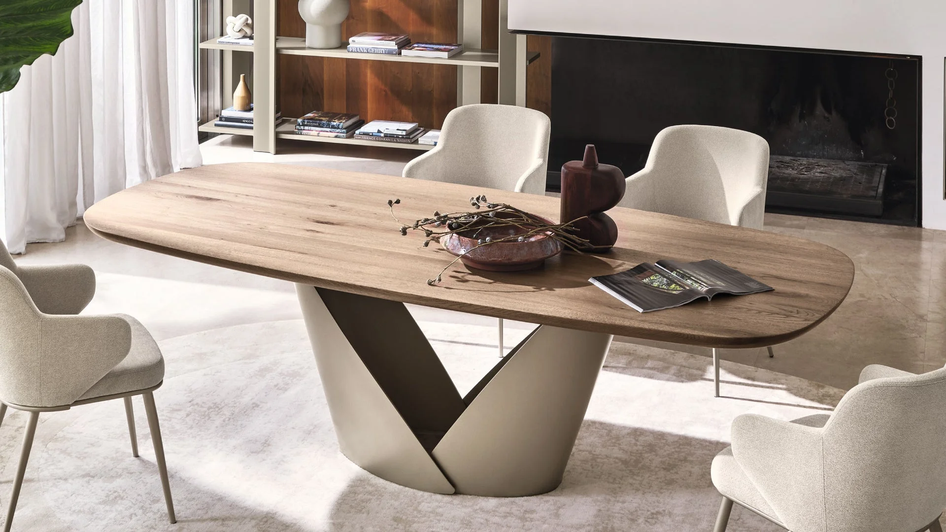 洗練されたダイニングルーム