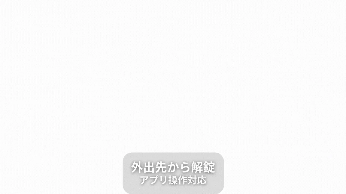 指紋・暗証番号・アプリ解錠