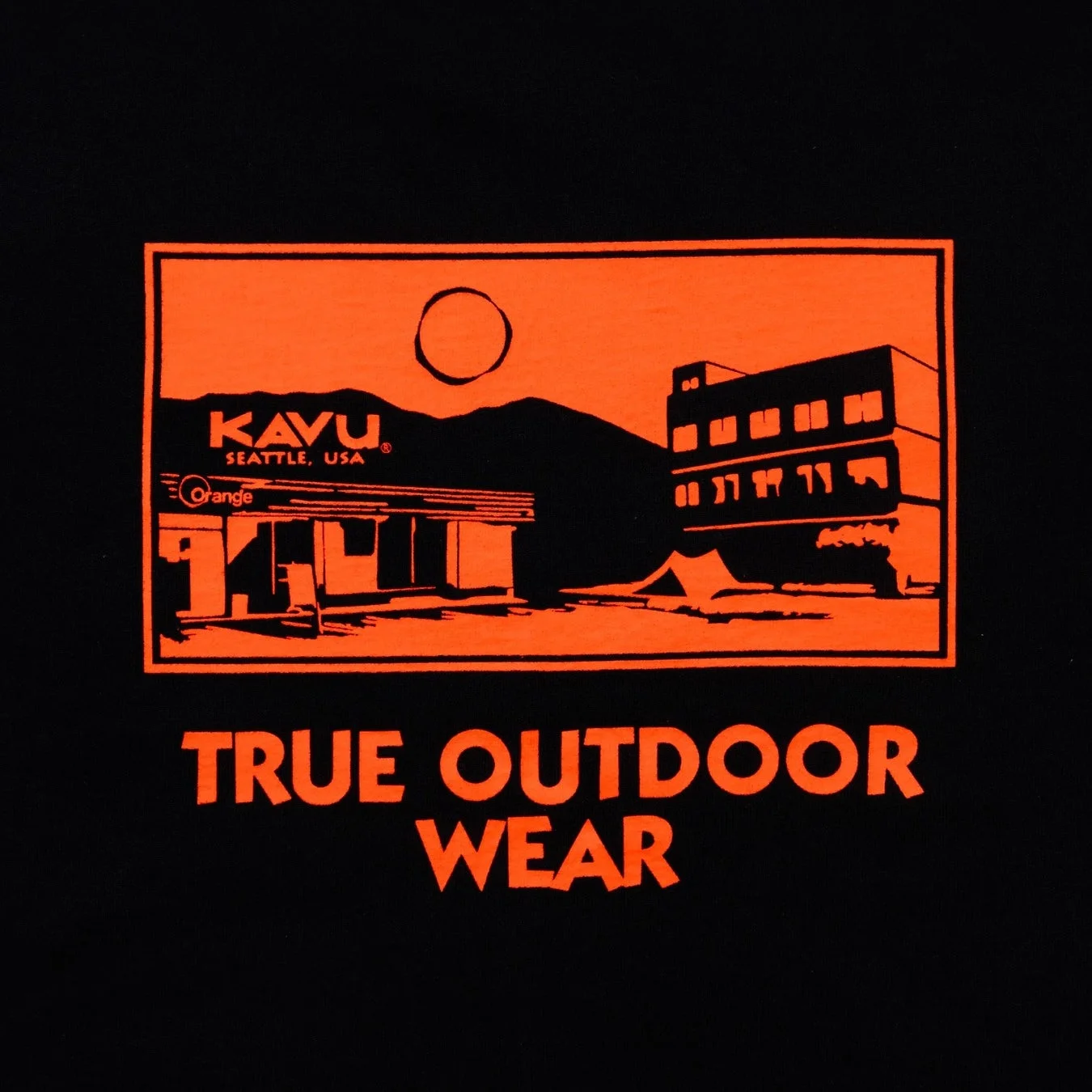 KAVU×Orange 別注 KATSURAGI LS Tee バックプリントデザイン