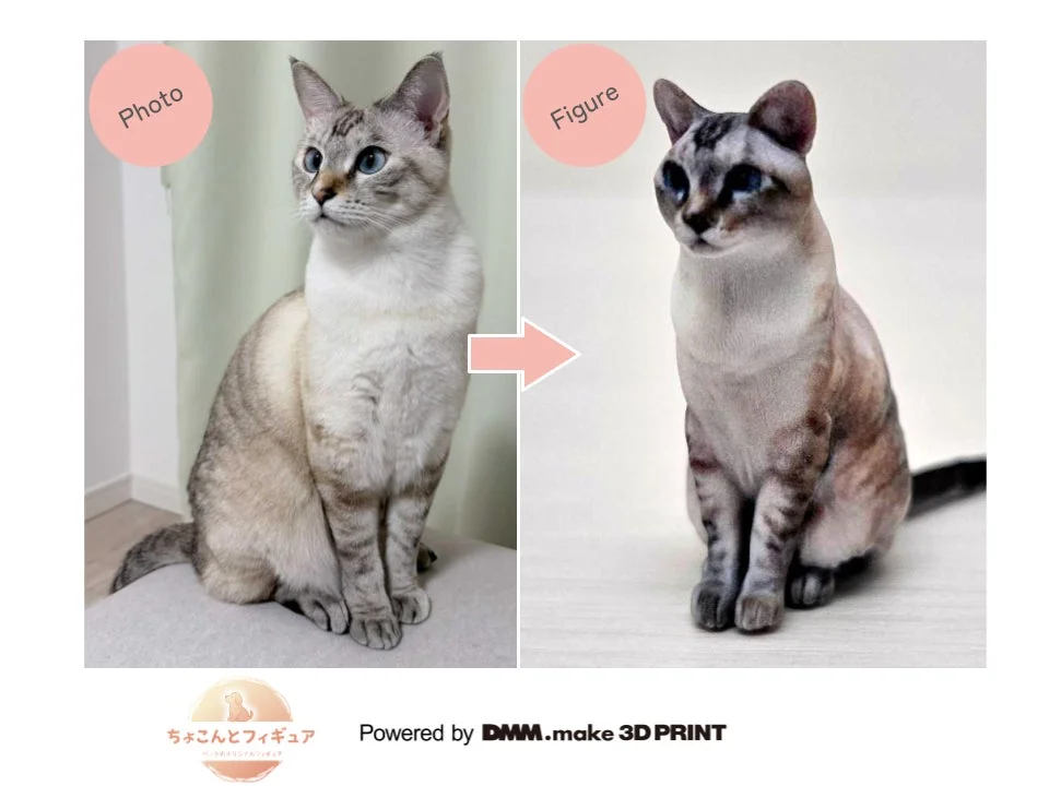 猫のフィギュア制作事例2