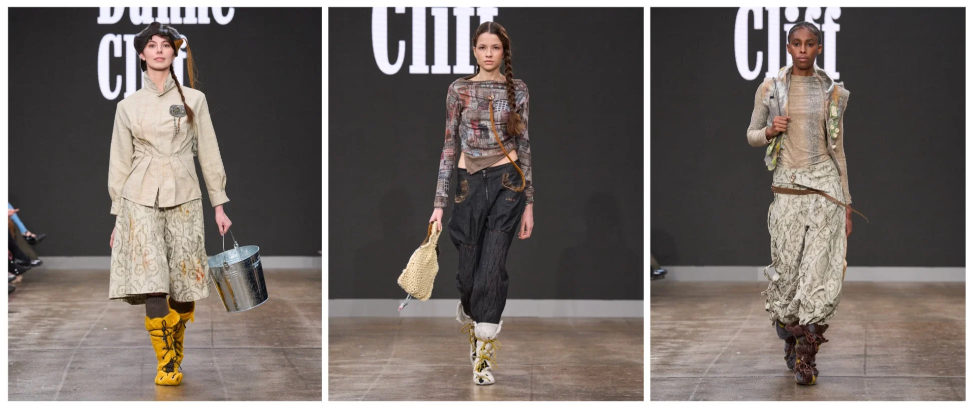 DUNNE CLIFFのランウェイの様子