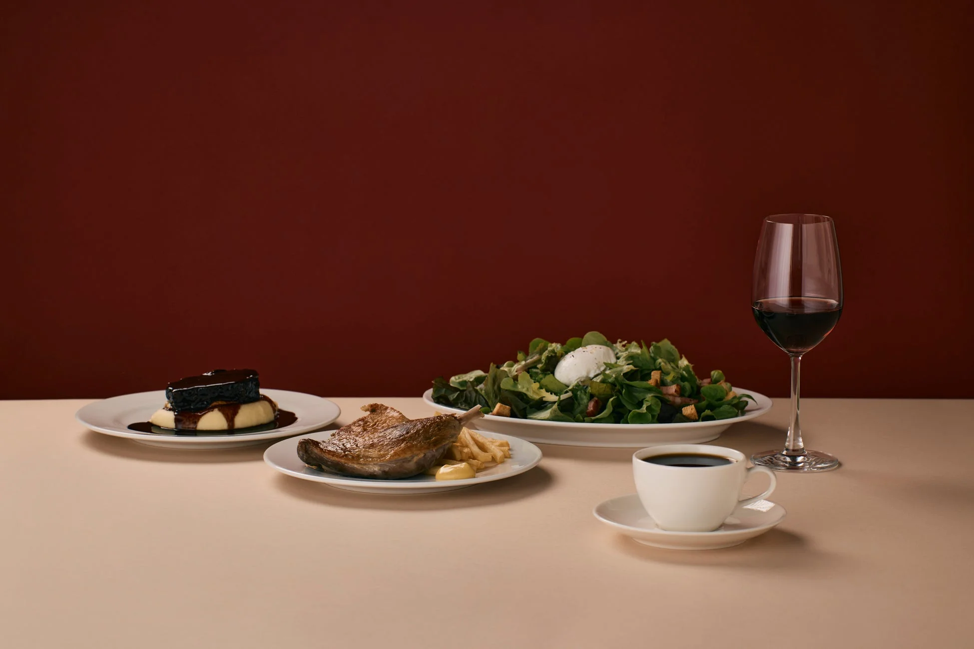 HORIGUCHI COFFEE à la tableの料理