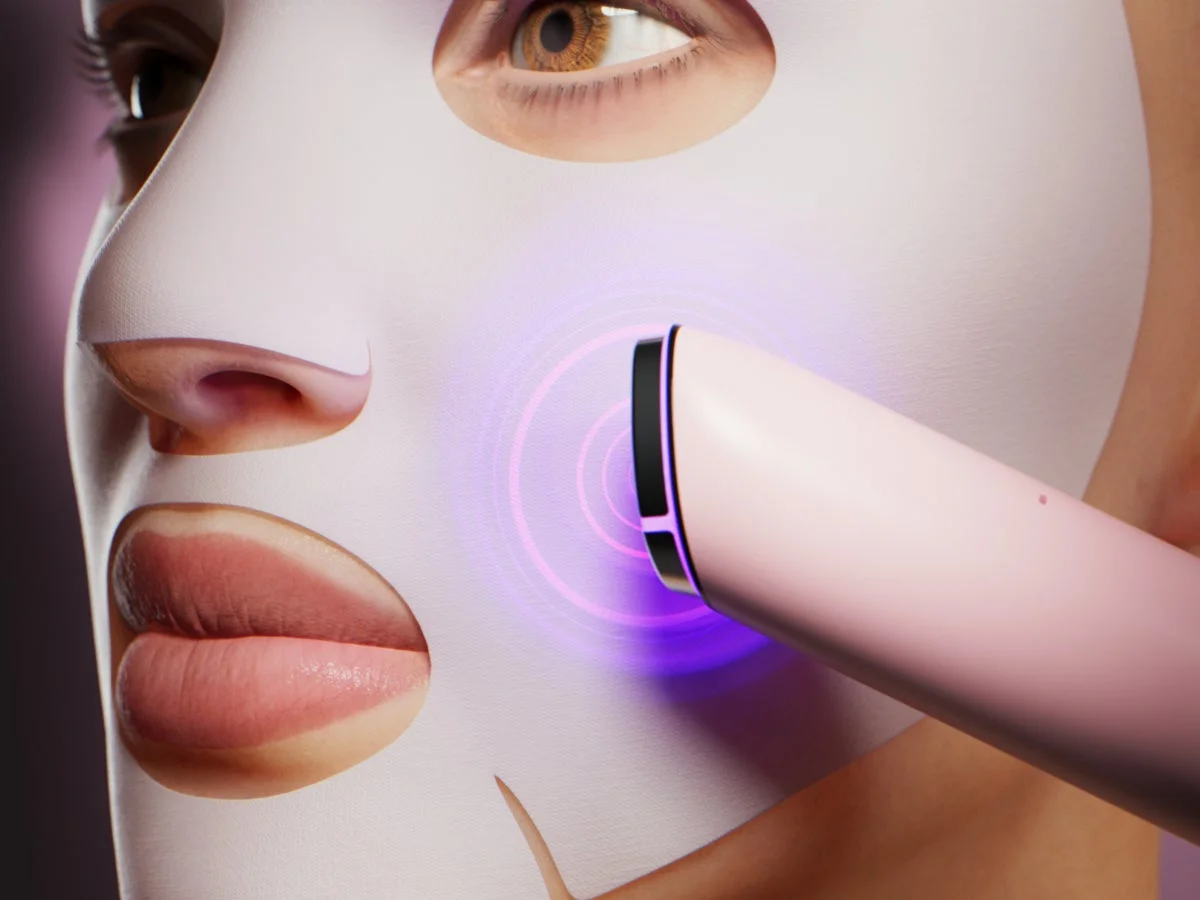 美顔器使用イメージ