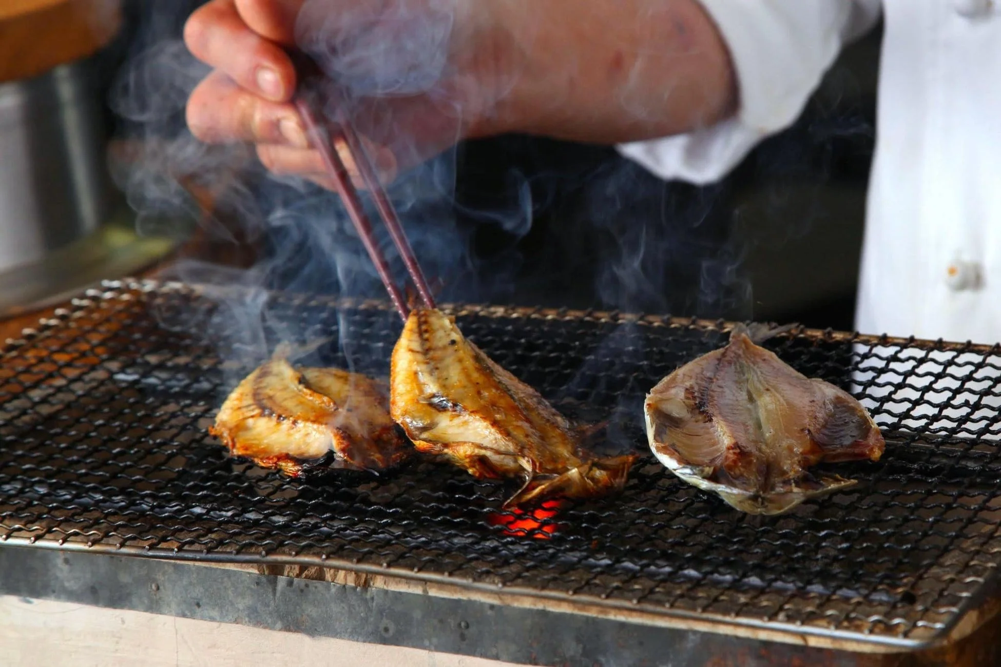炭火焼き魚