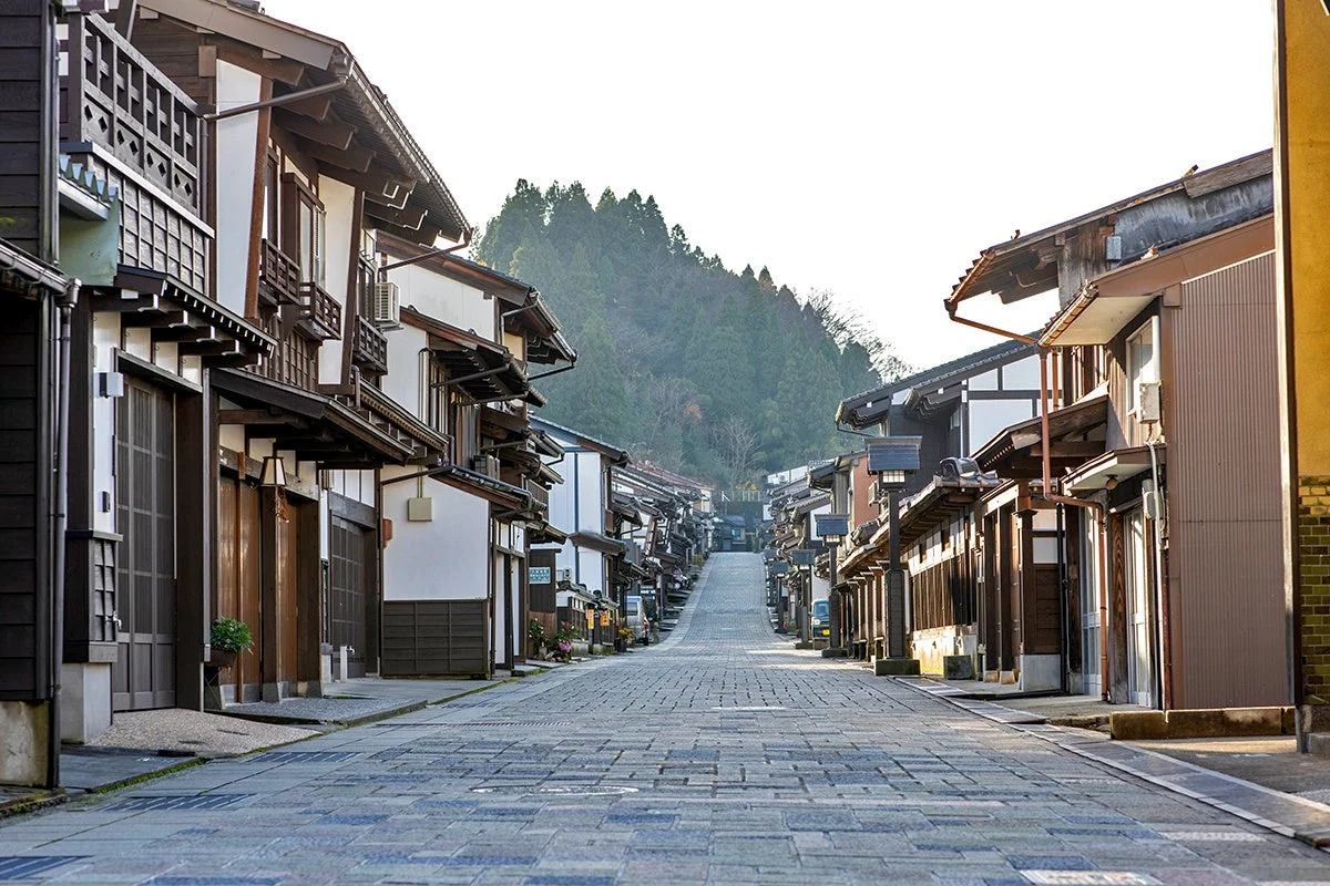 伝統的な日本の町並み