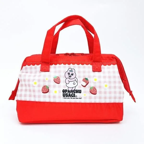 がま口型ランチバッグ