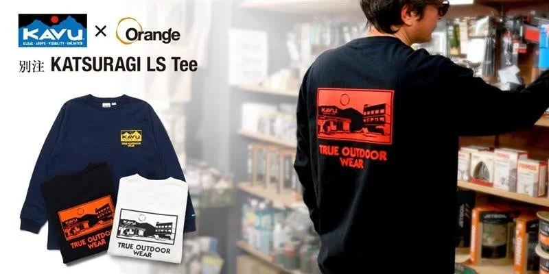 KAVU×Orange 別注 KATSURAGI LS Tee
