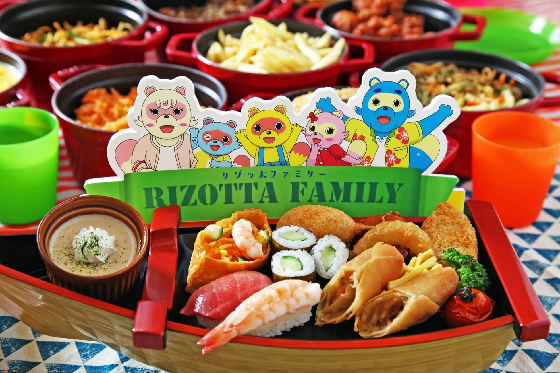 豪華なファミリーバイキング