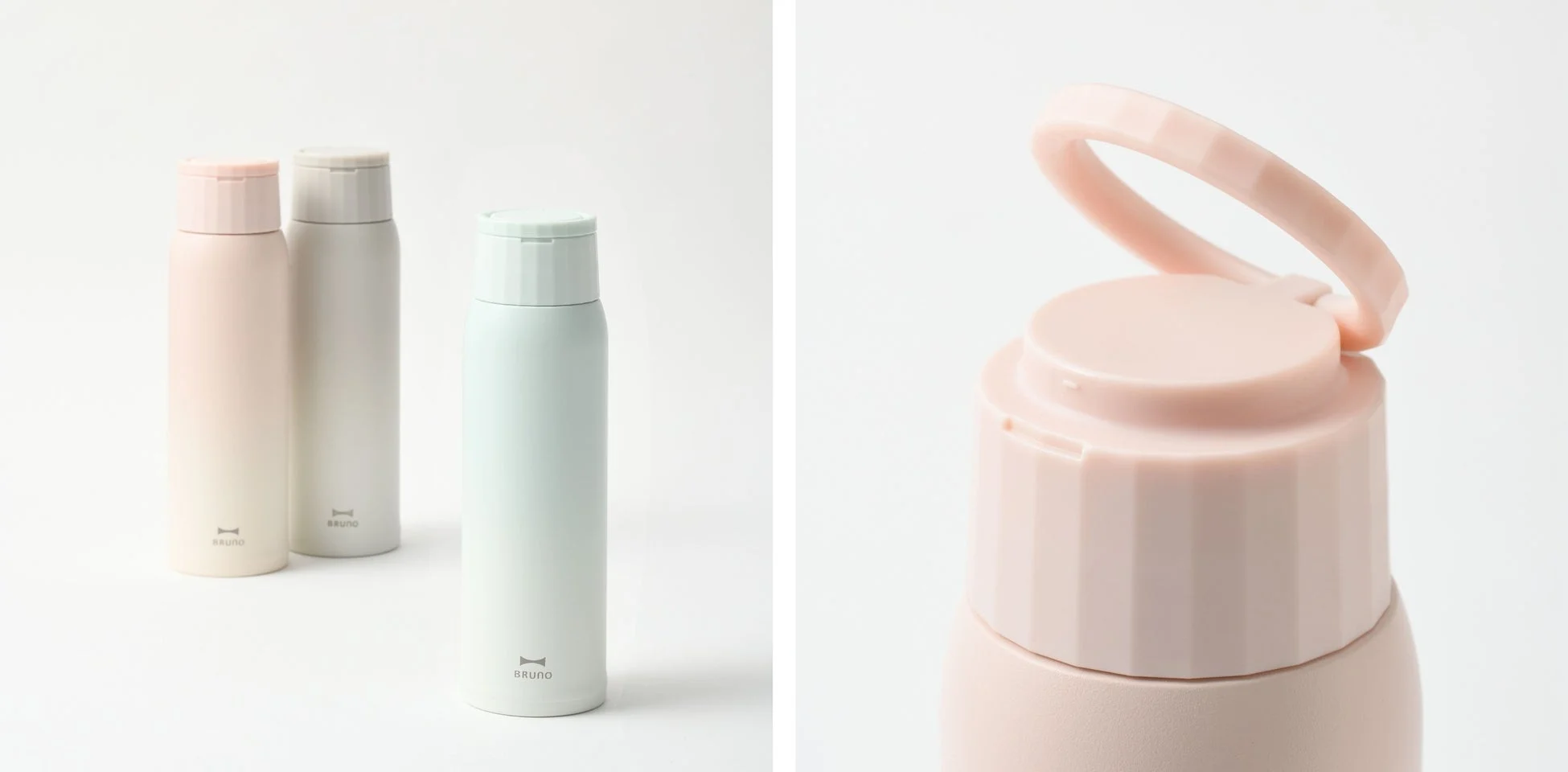 ハンドルつき軽量ステンレススクリューボトル