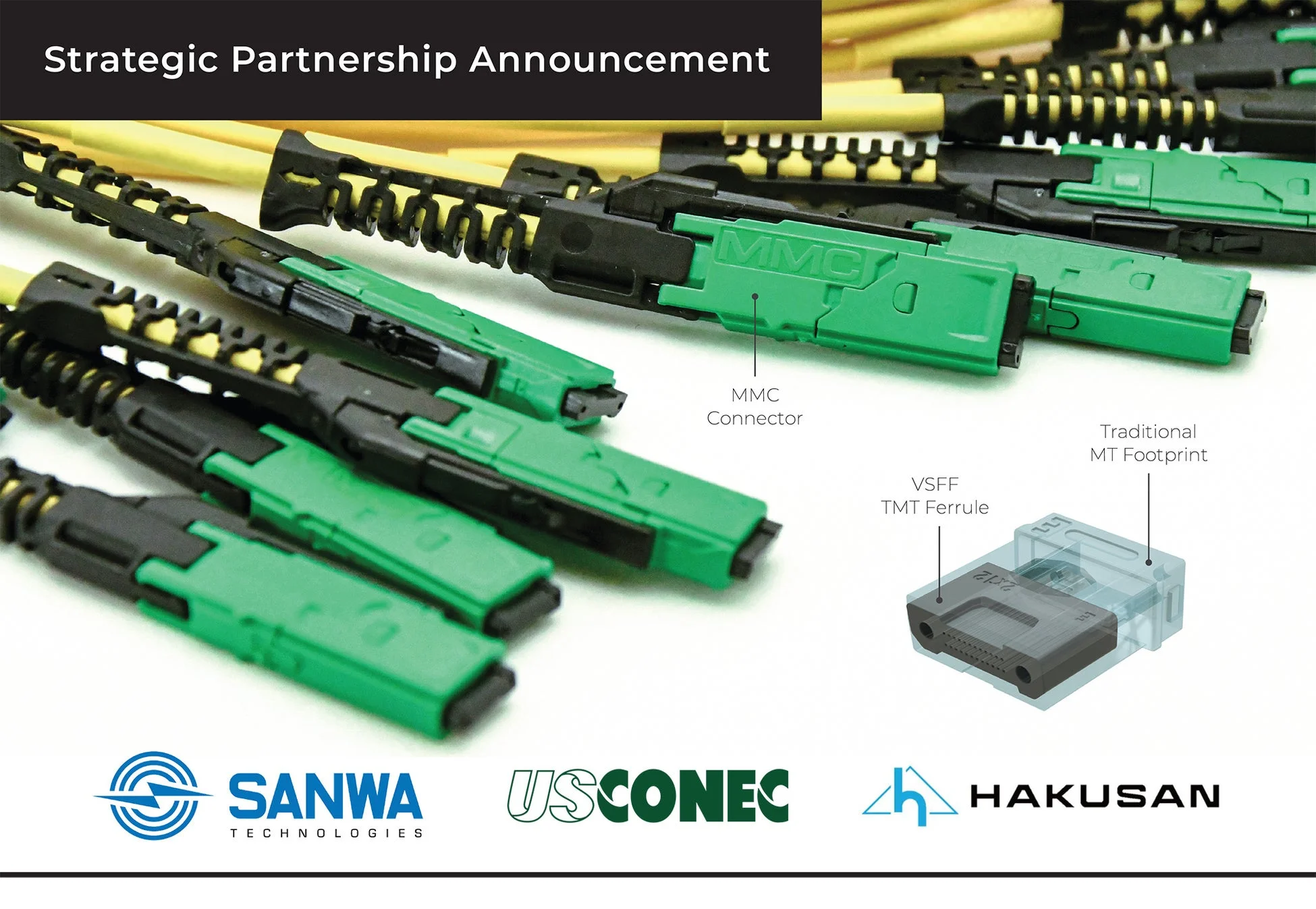MMCコネクタとVSFF TMTフェルール