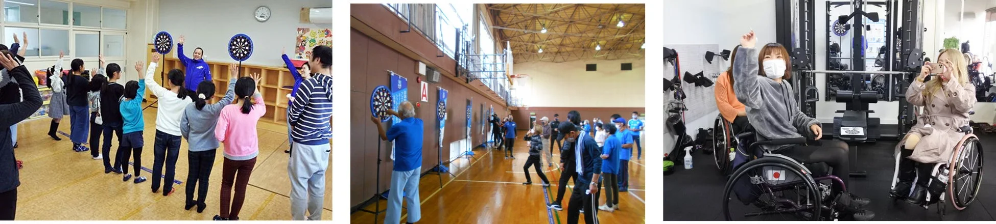 スポーツダーツプロジェクトの活動風景