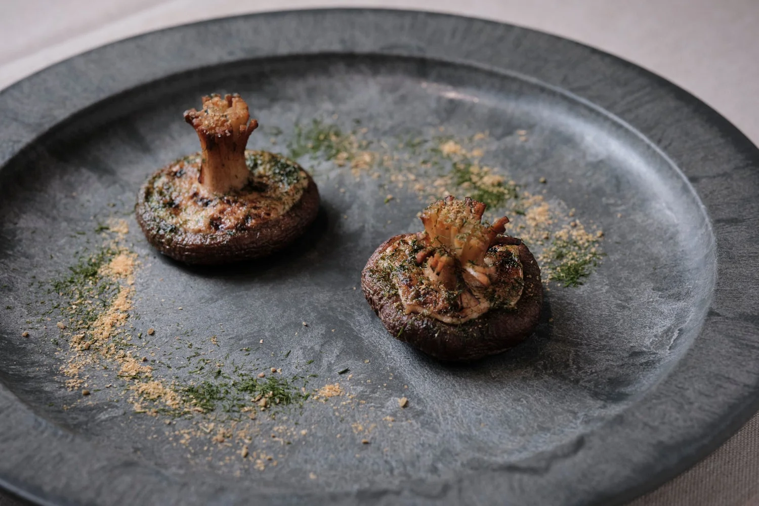 椎茸の一口グラタン