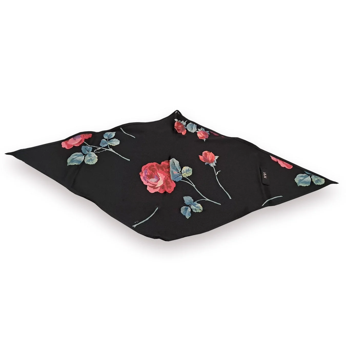 ローズ柄スカーフ