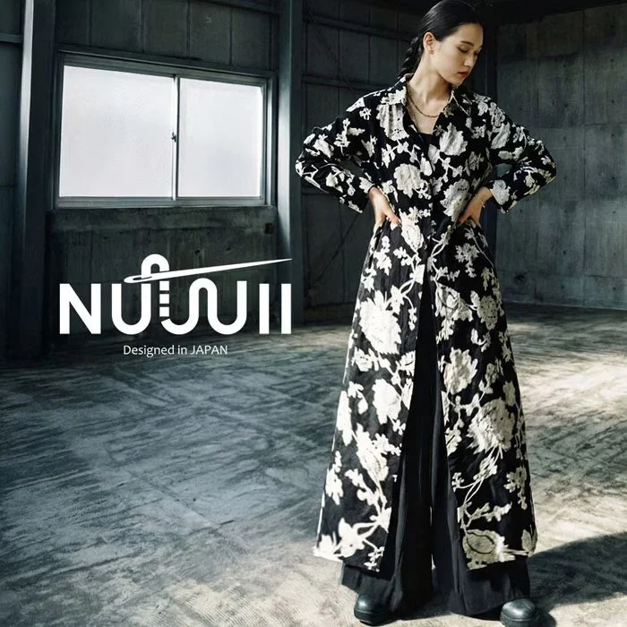 ドビー織り 花柄ワンピース