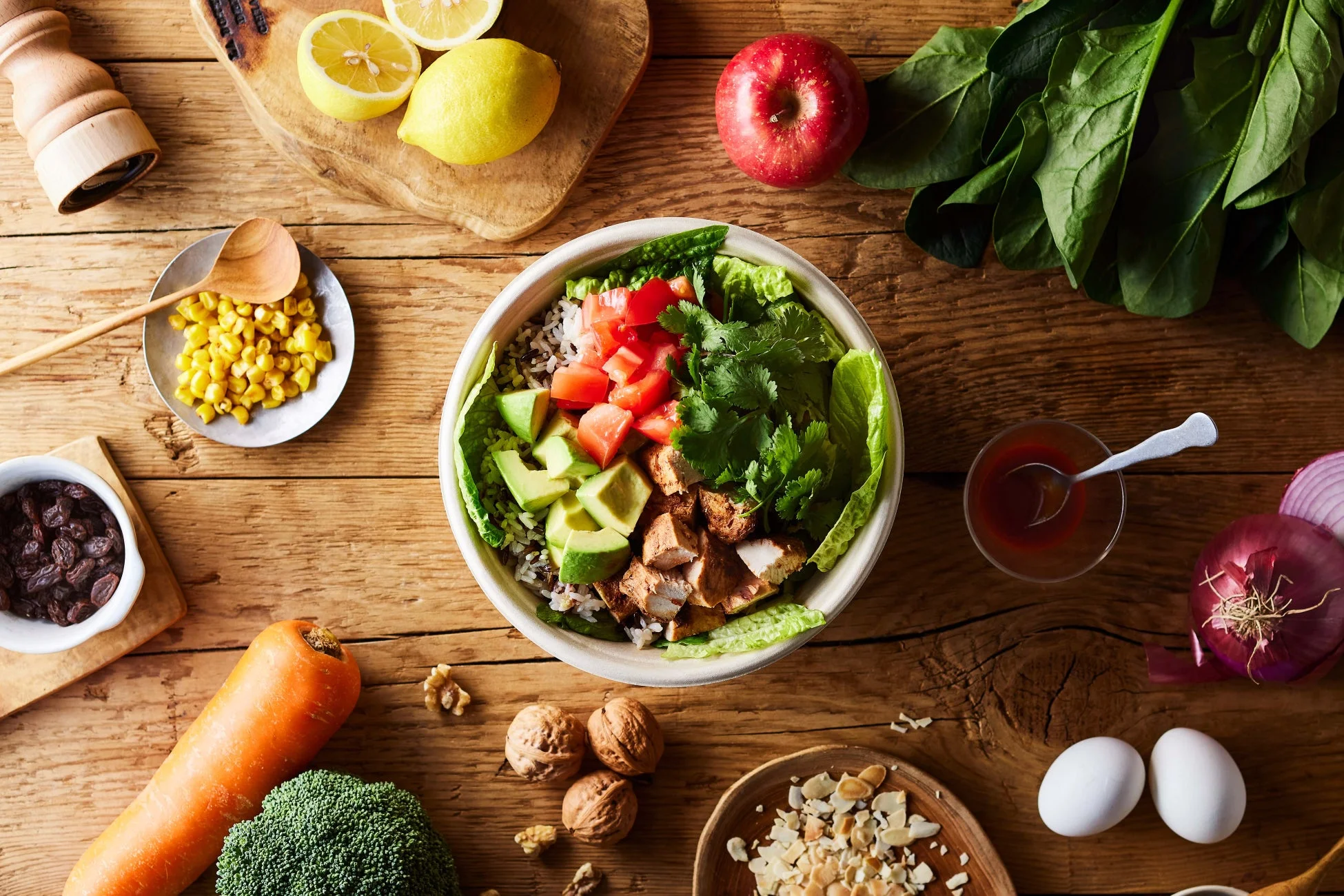 クリスプサラダワークスのサラダ