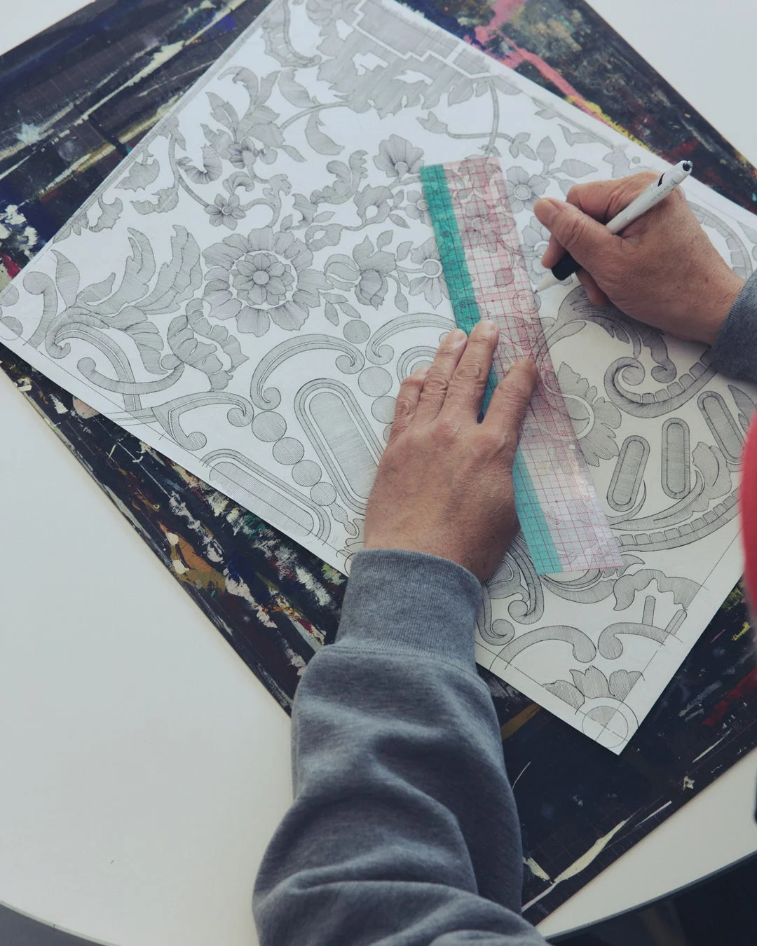 デザイン作業の様子