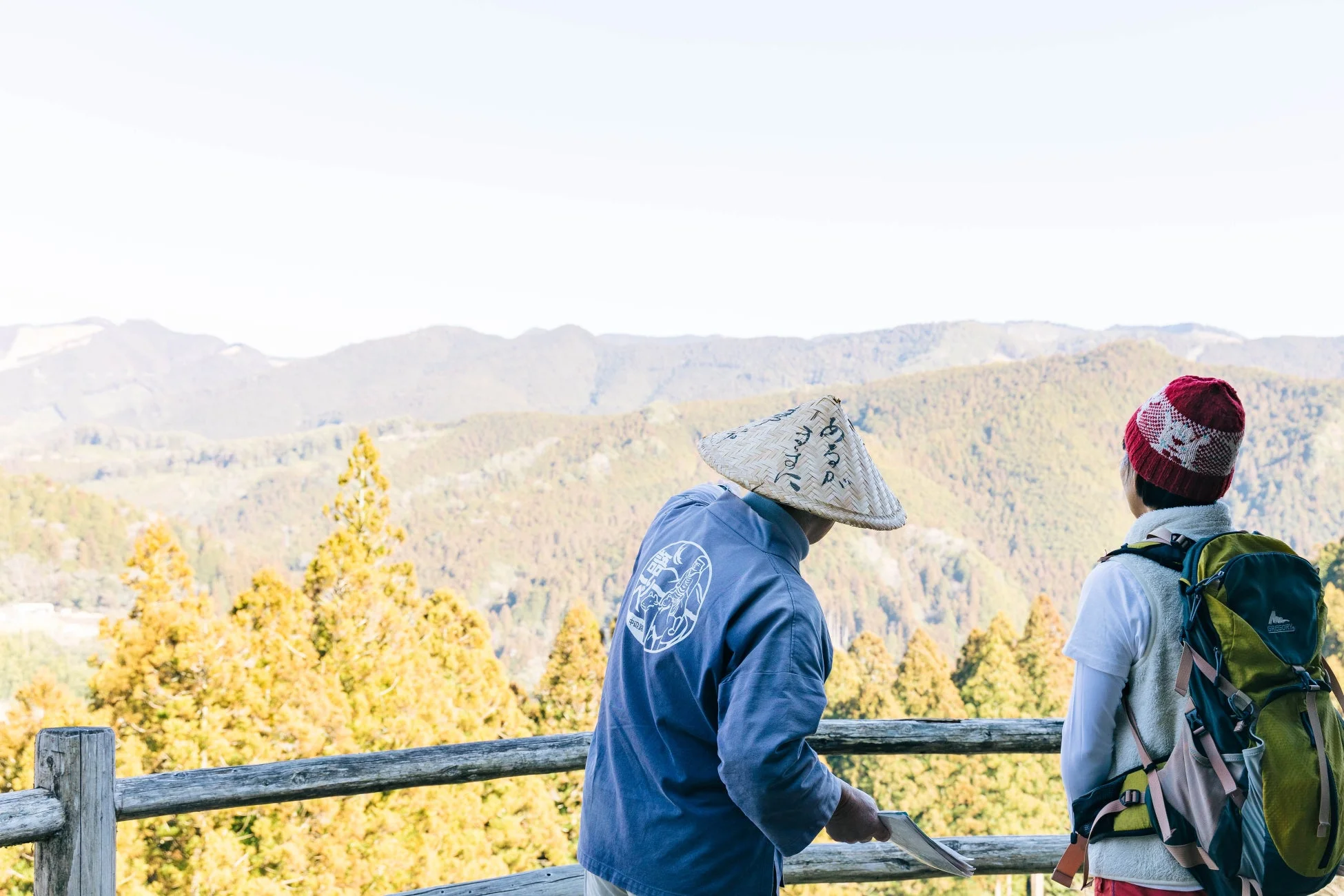 語りべと歩くウォークプランの様子