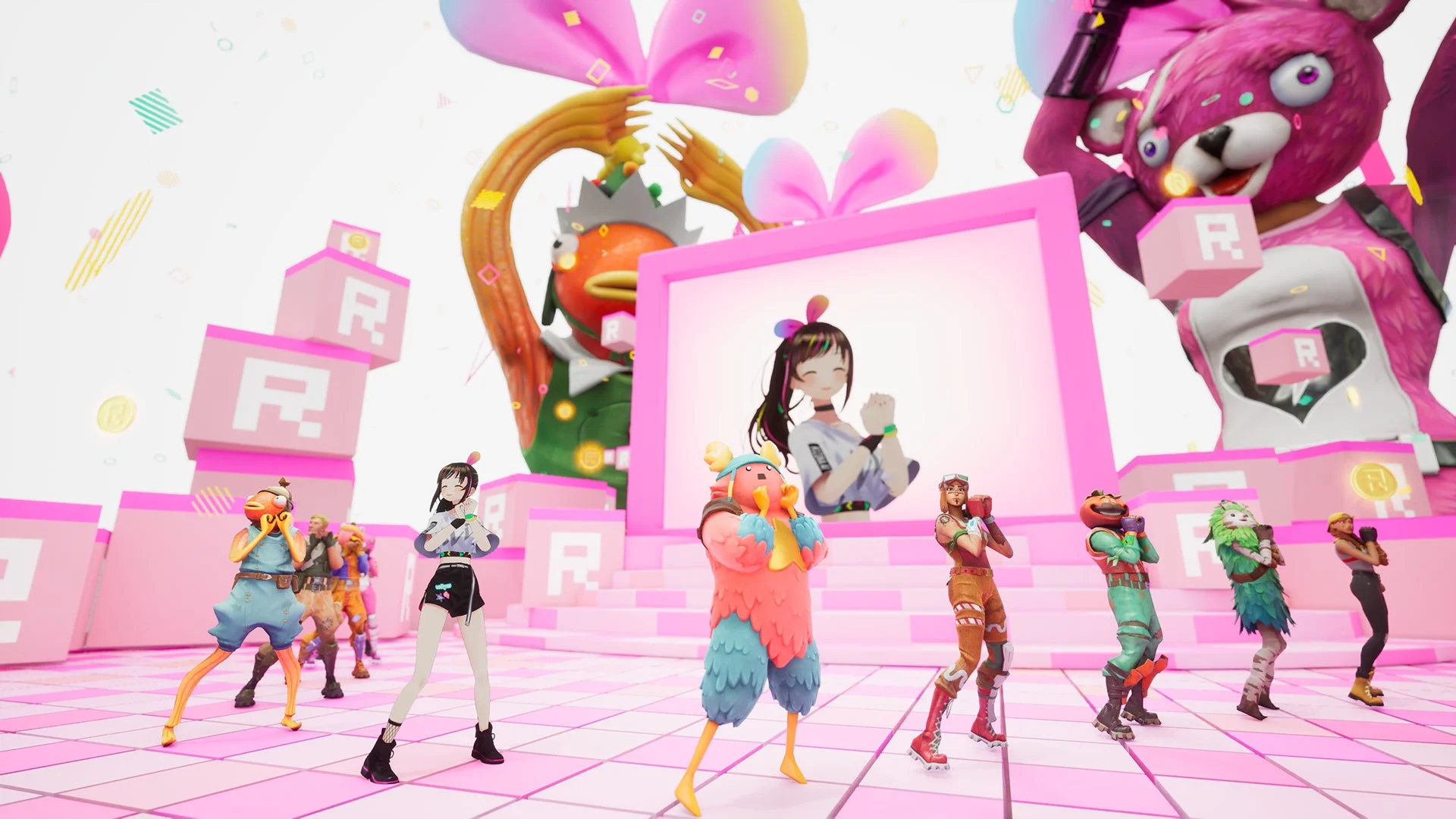 フォートナイト内のイベント風景