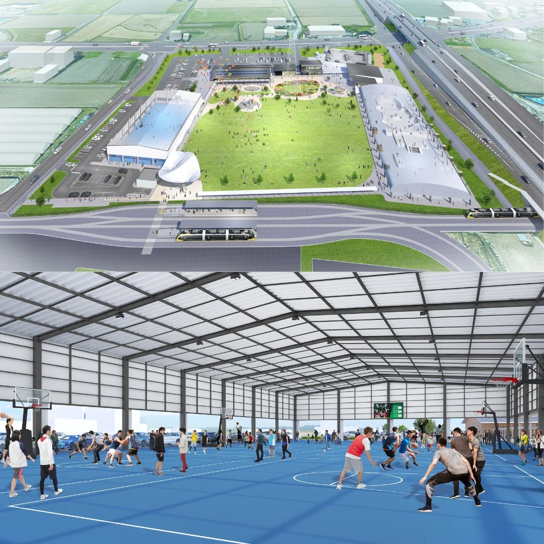 アークタウン宇都宮の建築パース