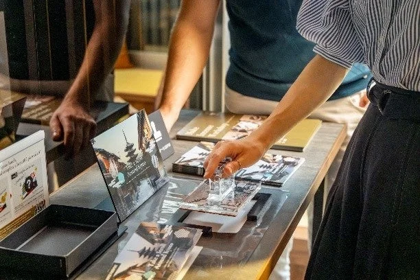 スタンプラリーの様子