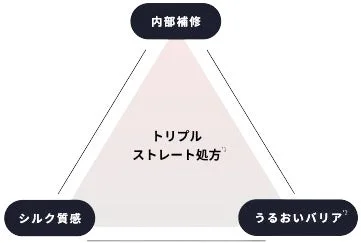 トリプルストレート処方の概念図