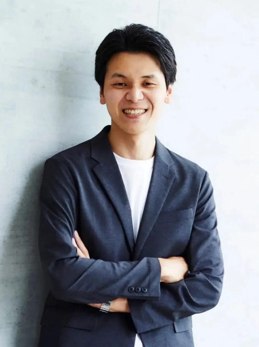 笑顔の男性ポートレート