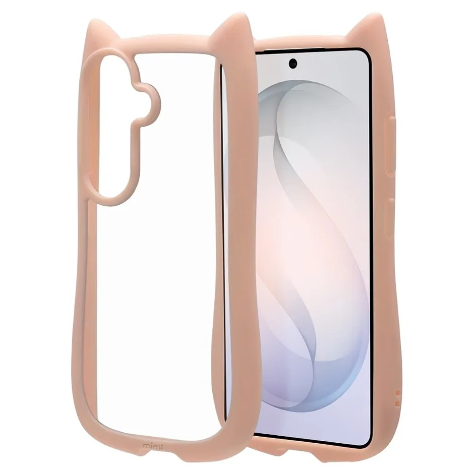 ネコミミケース ピンク