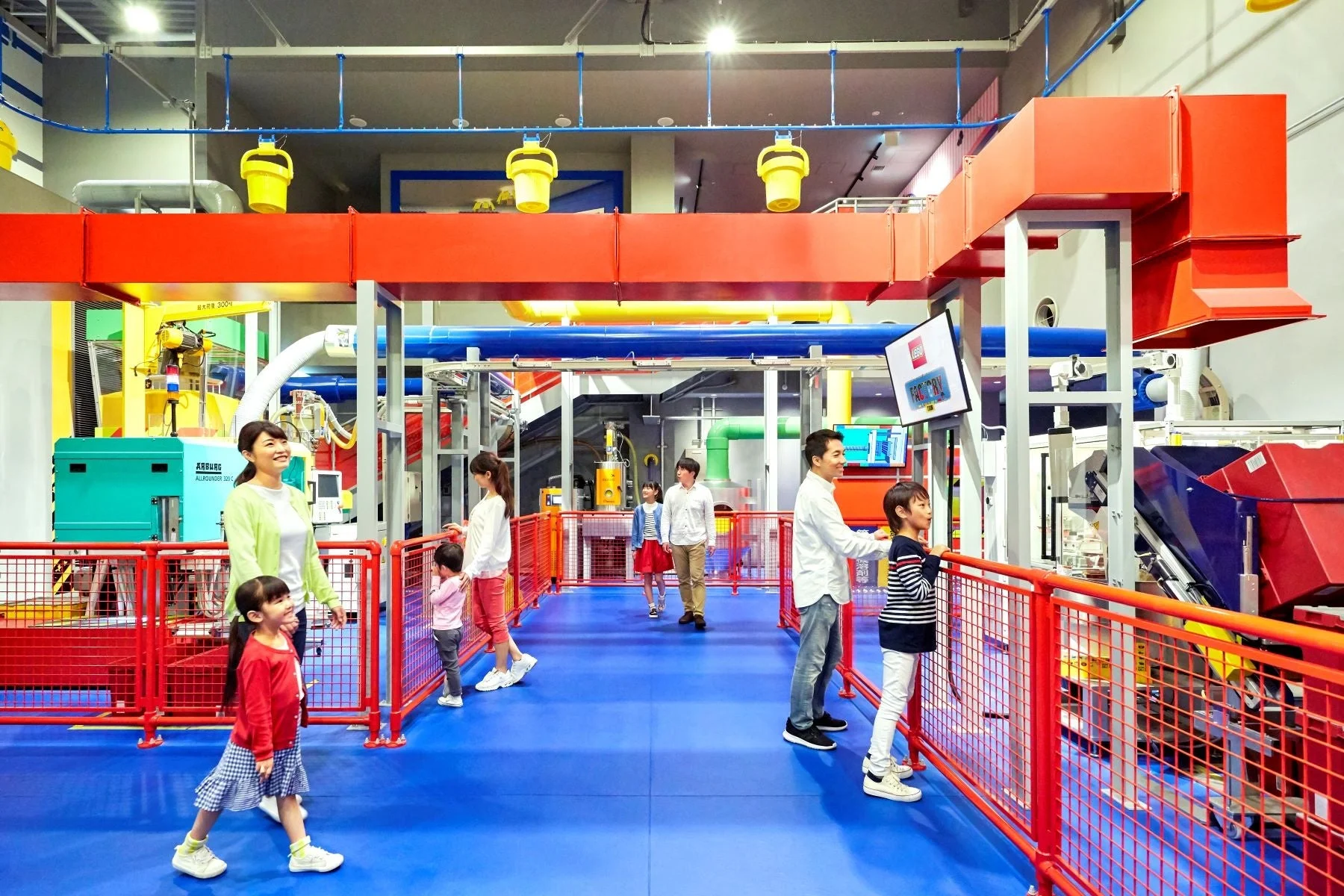 レゴ工場見学の様子