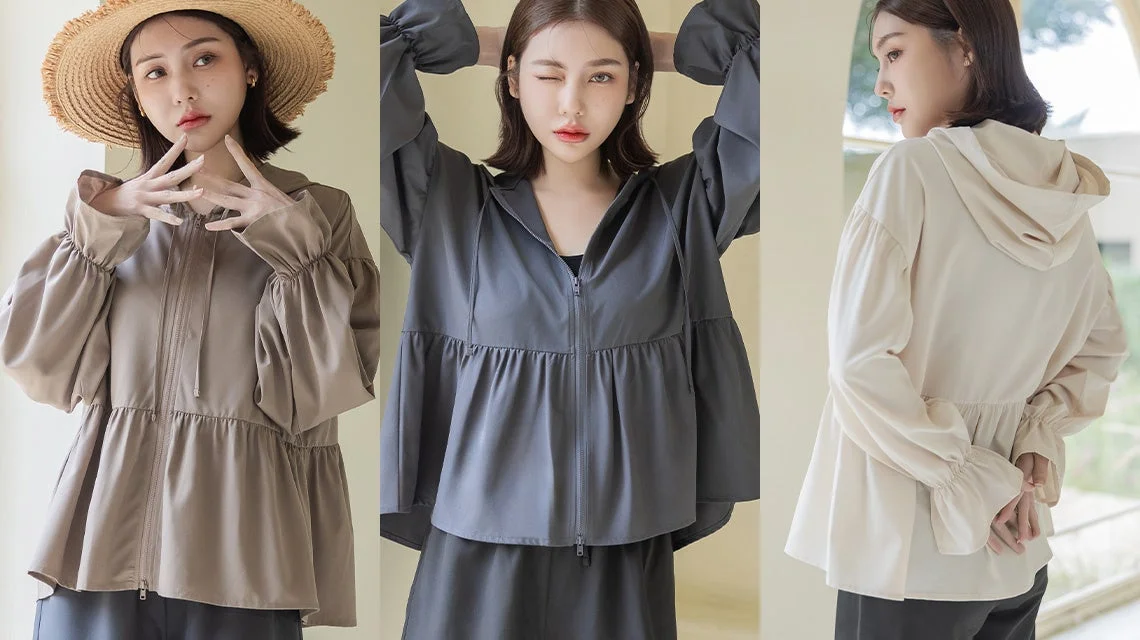 ボディラインをカバーするデザイン