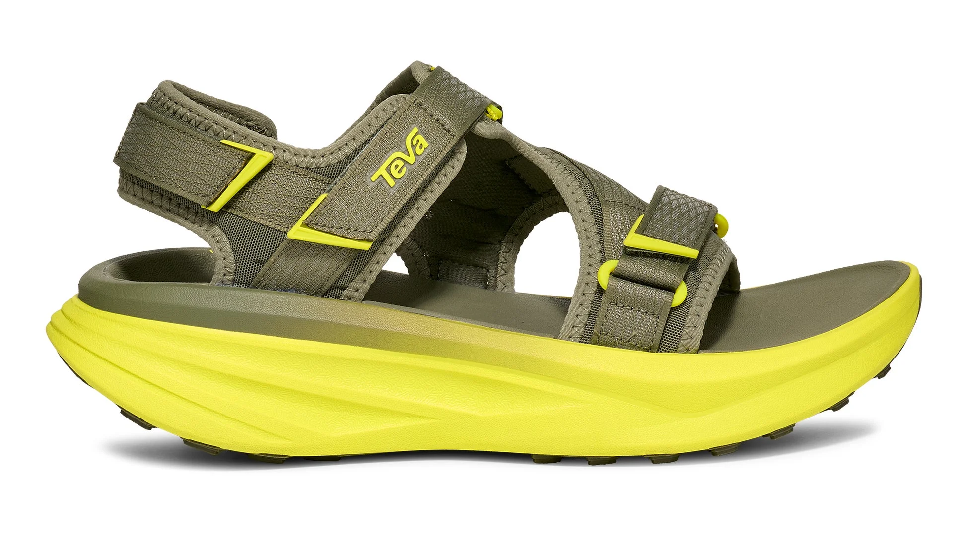 Aventrail R2T MEN カーキ/ネオンイエロー