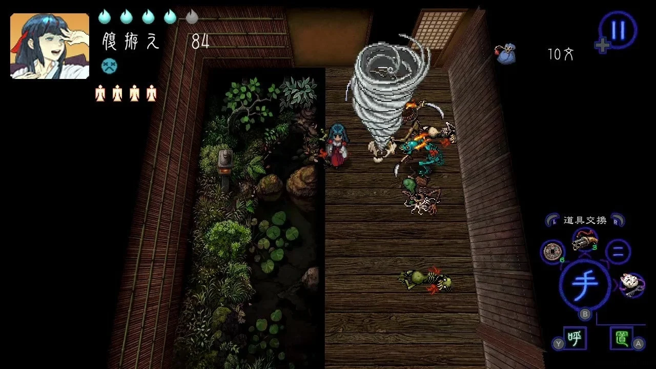 ゲームプレイ画面1