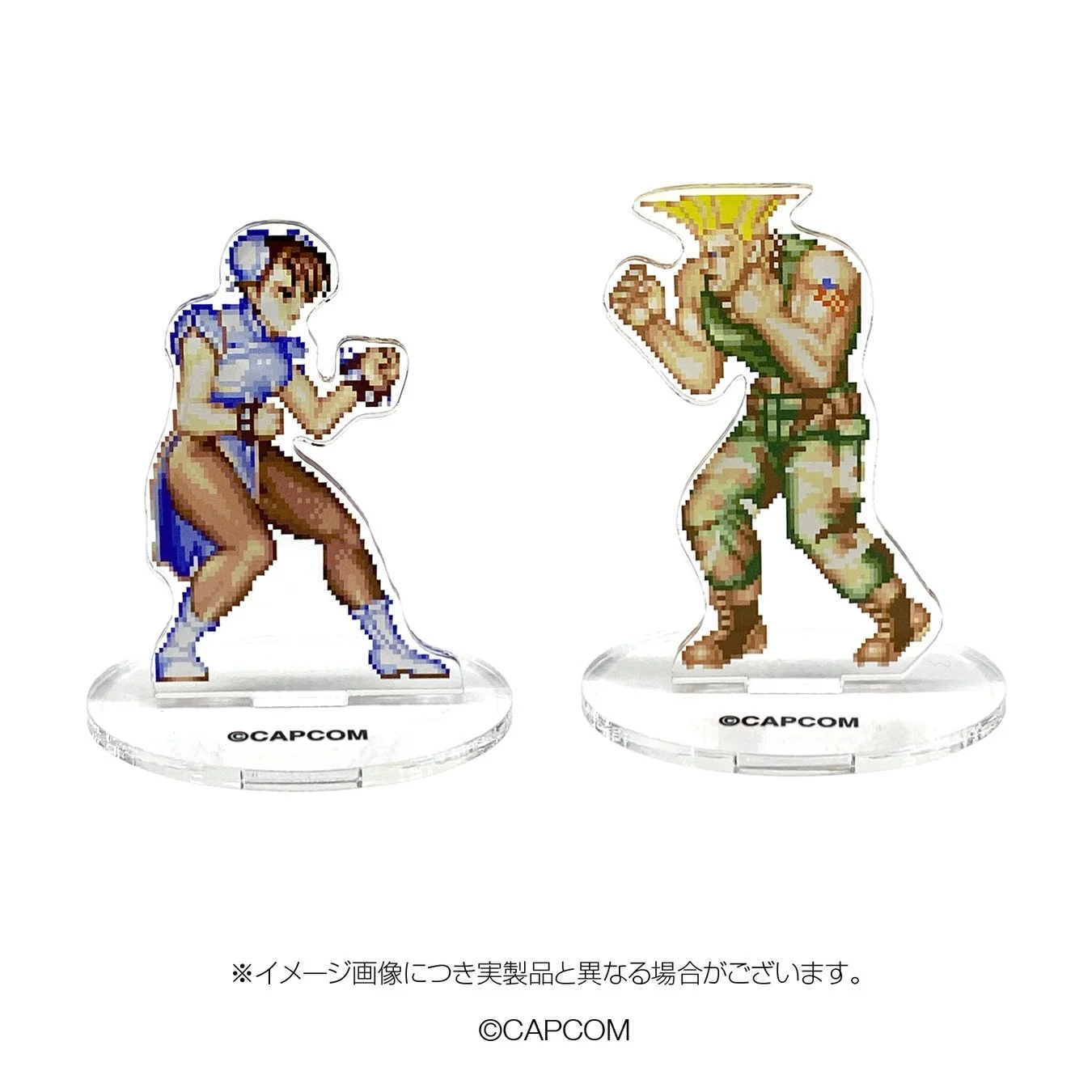 春麗とガイルのアクリルスタンド