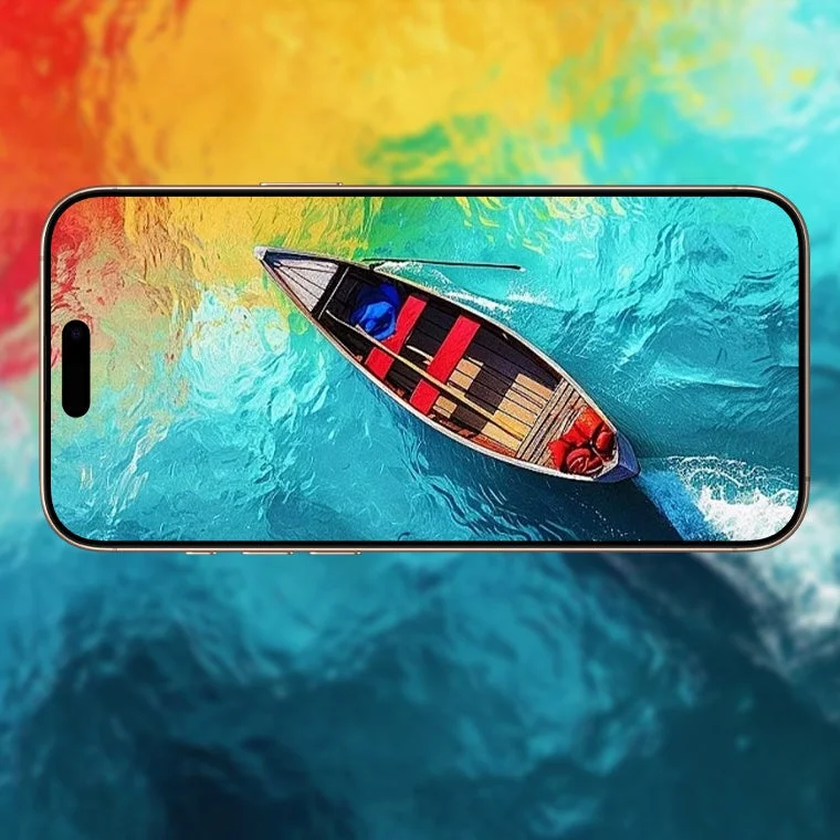 水面にボートの壁紙のスマホ