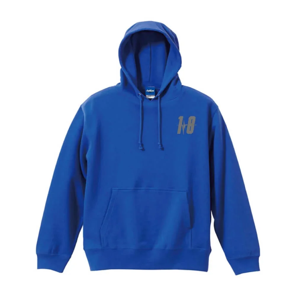 1w8ロゴ プルオーバーパーカー