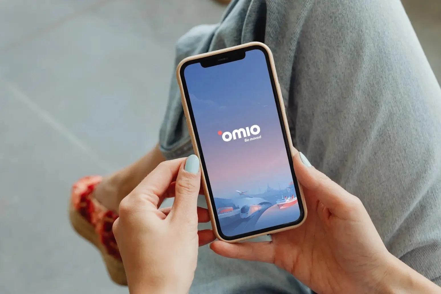 Omioアプリの画面