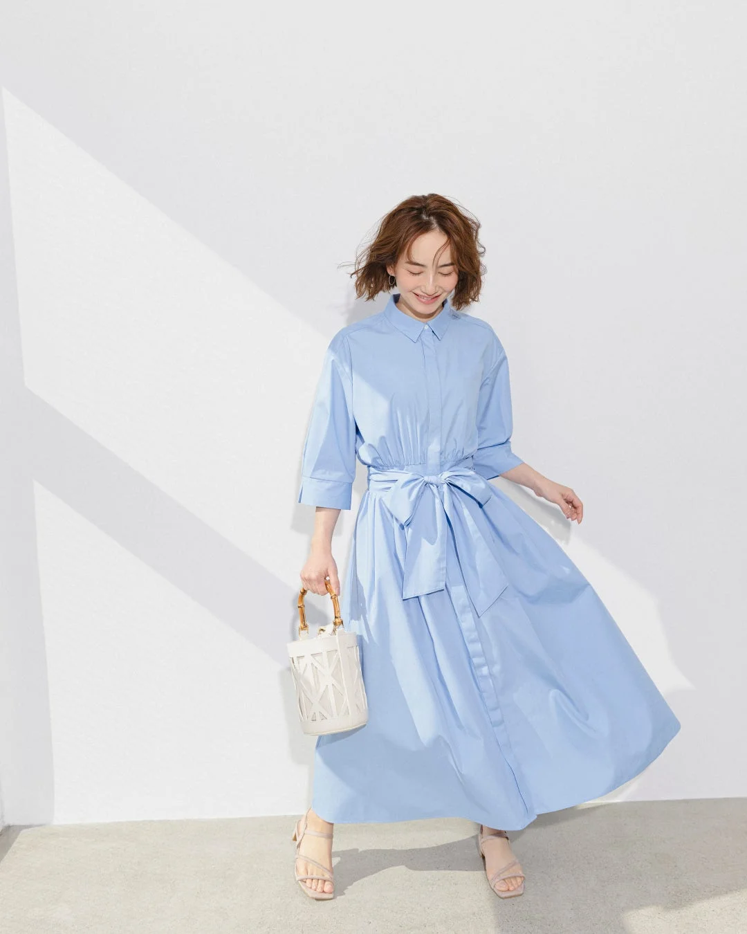 シャツワンピース