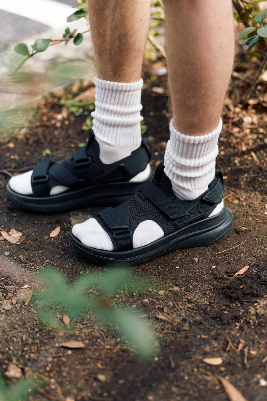 靴下とサンダル