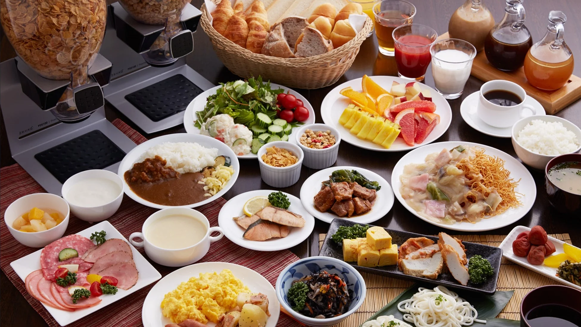 朝食ビュッフェ