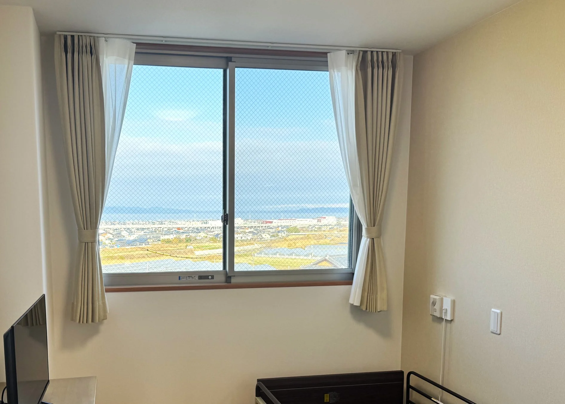 窓から見える景色