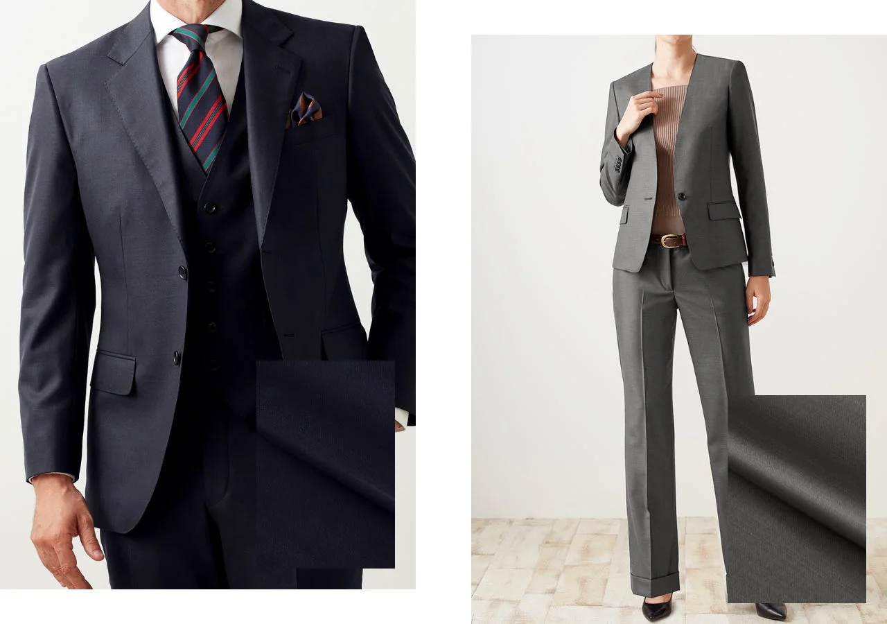 新作スーツ仕上がりイメージ(男女)