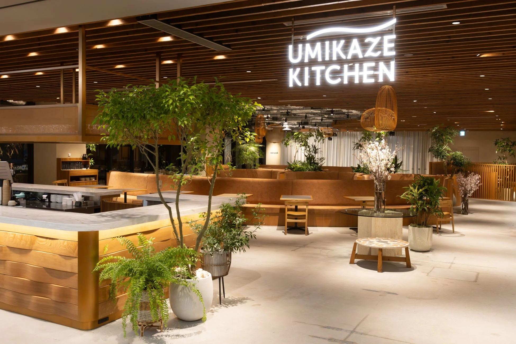 UMIKAZE KITCHENの店内