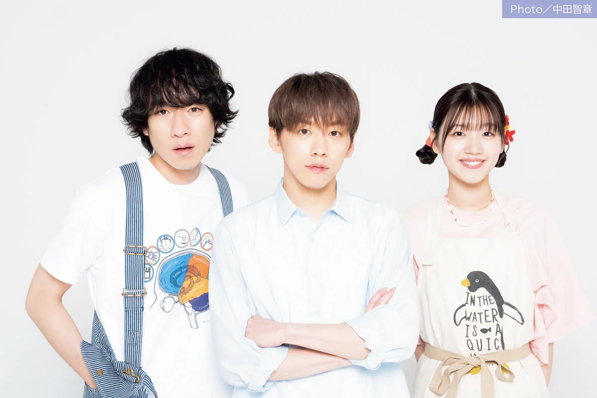 基俊介さん、佐々木美玲さん、落合モトキさん