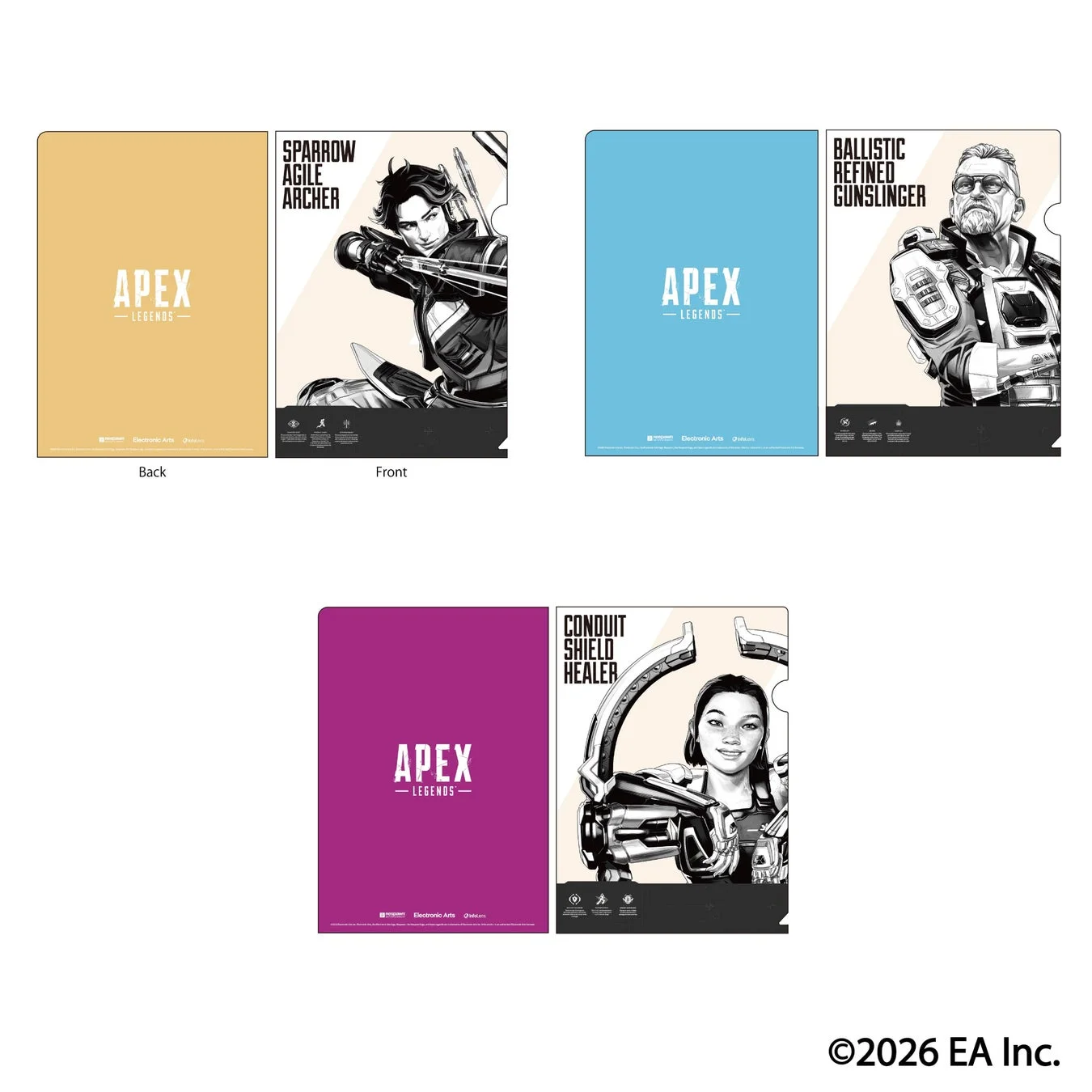 Apex Legends レジェンズクリアファイル3枚セット Vol.1 G